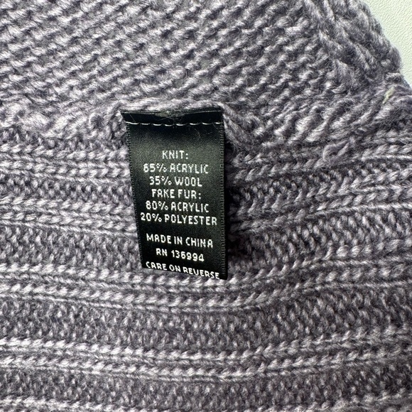 NWT Sioni Crochet Fur Trim Sweater Shrug Small/medium - Picture 6 of 12